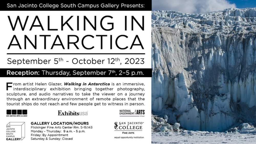 Walking in Antarctica flyer