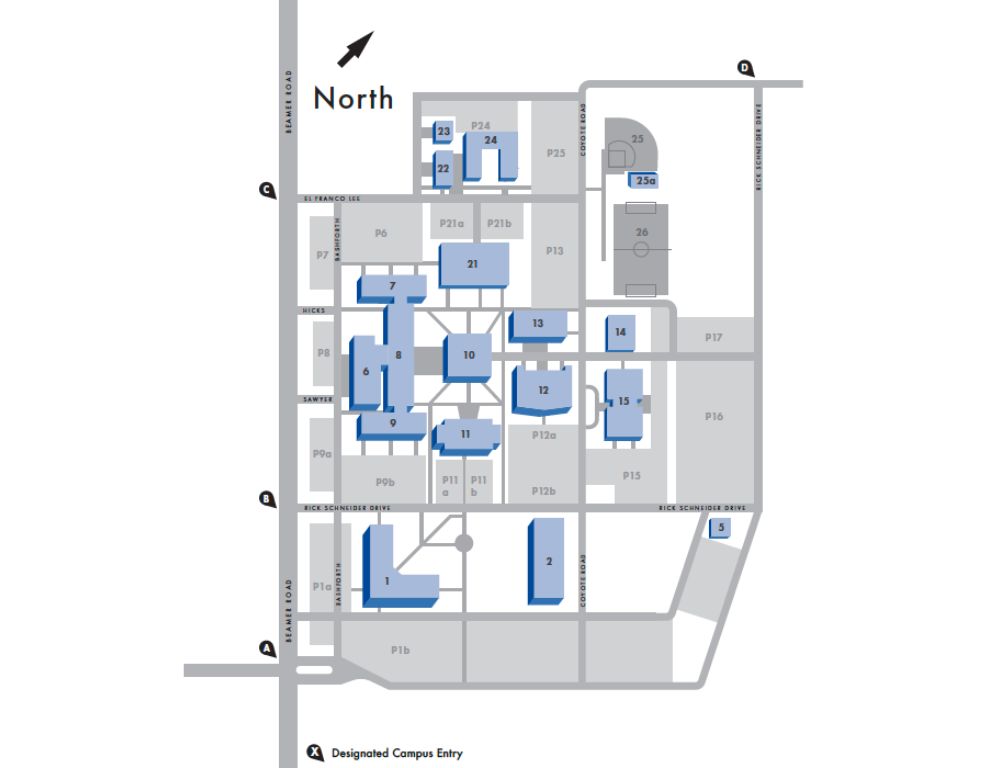 South campus map
