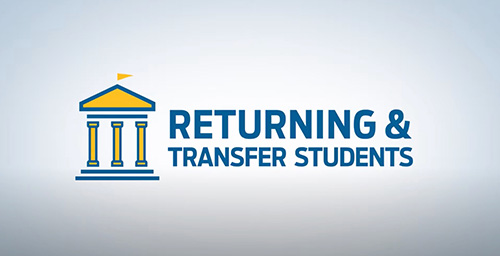 Video Returing Transfer Students How to Apply