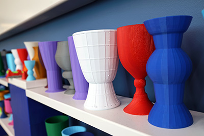 3D-printed projects in Central Campus robotics lab