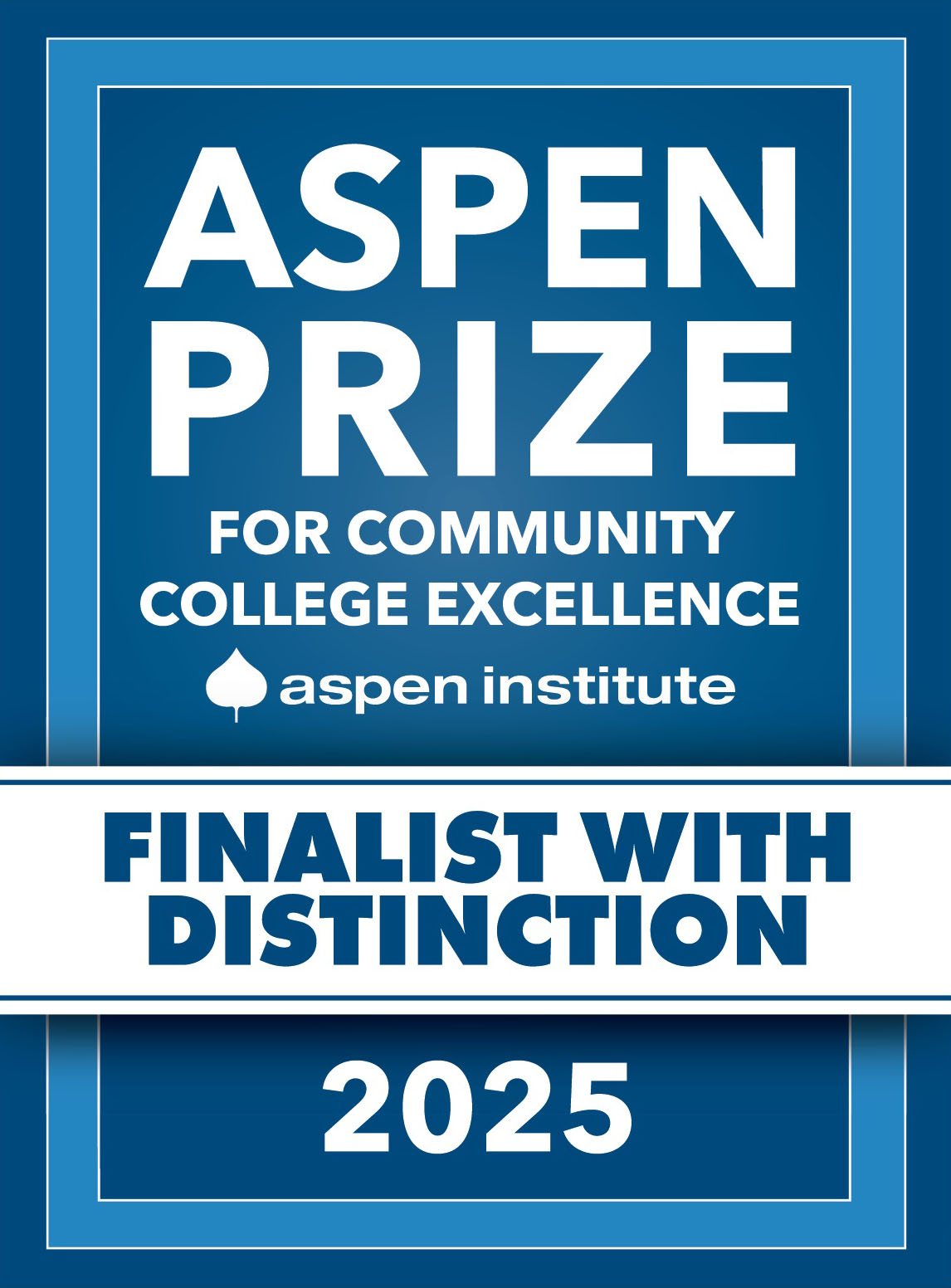 Aspen Institute Finalist with Distinction