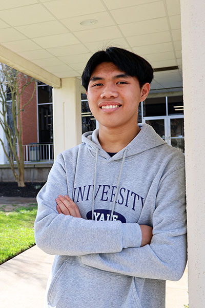 Early college high school student John Tran
