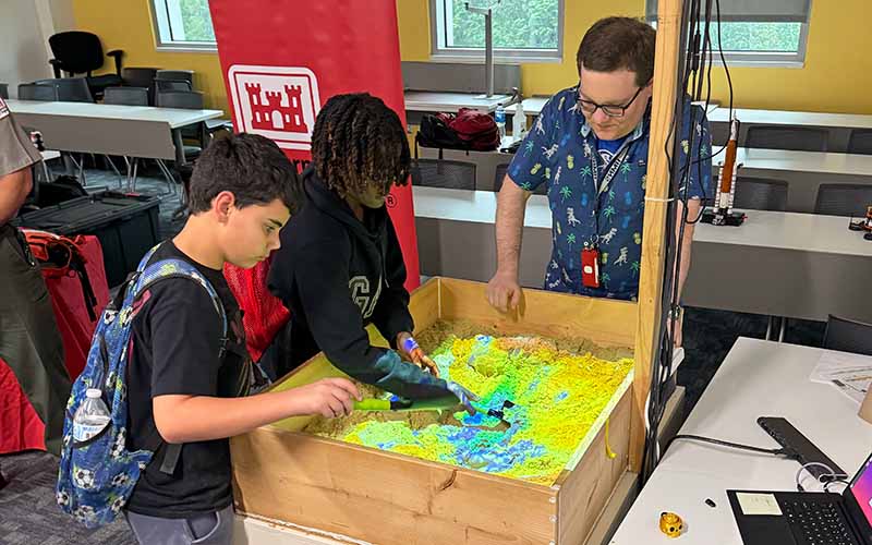 Hands-on activity at San Jacinto College